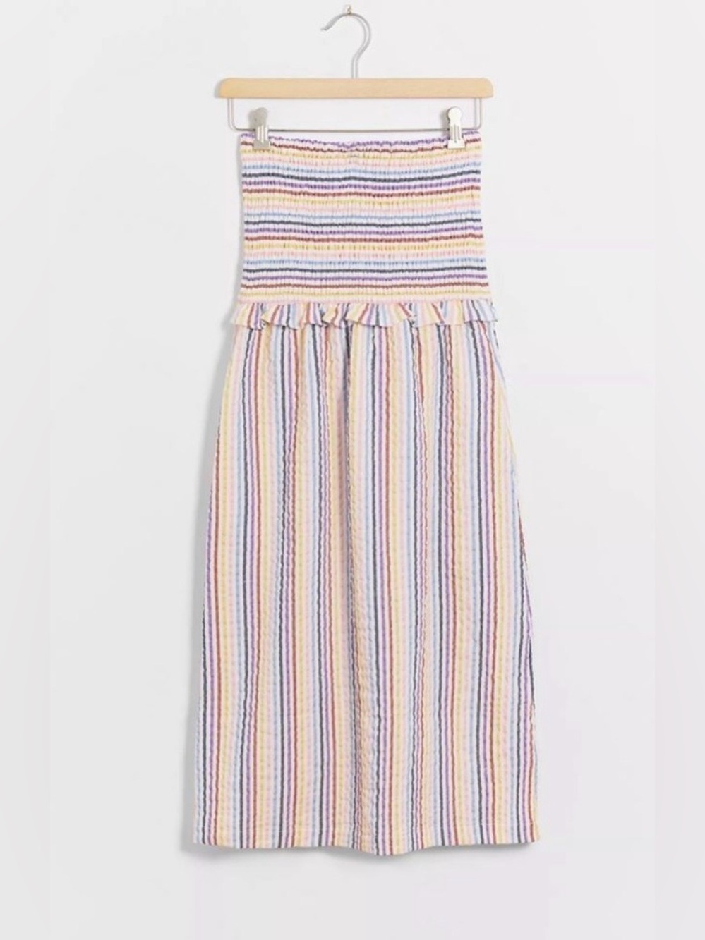 Anthropologie Saturday Sunday Soriya Smocked Midi Dress